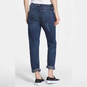 CURRENT/ELLIOTT "The Fling Loved" Distressed Jeans